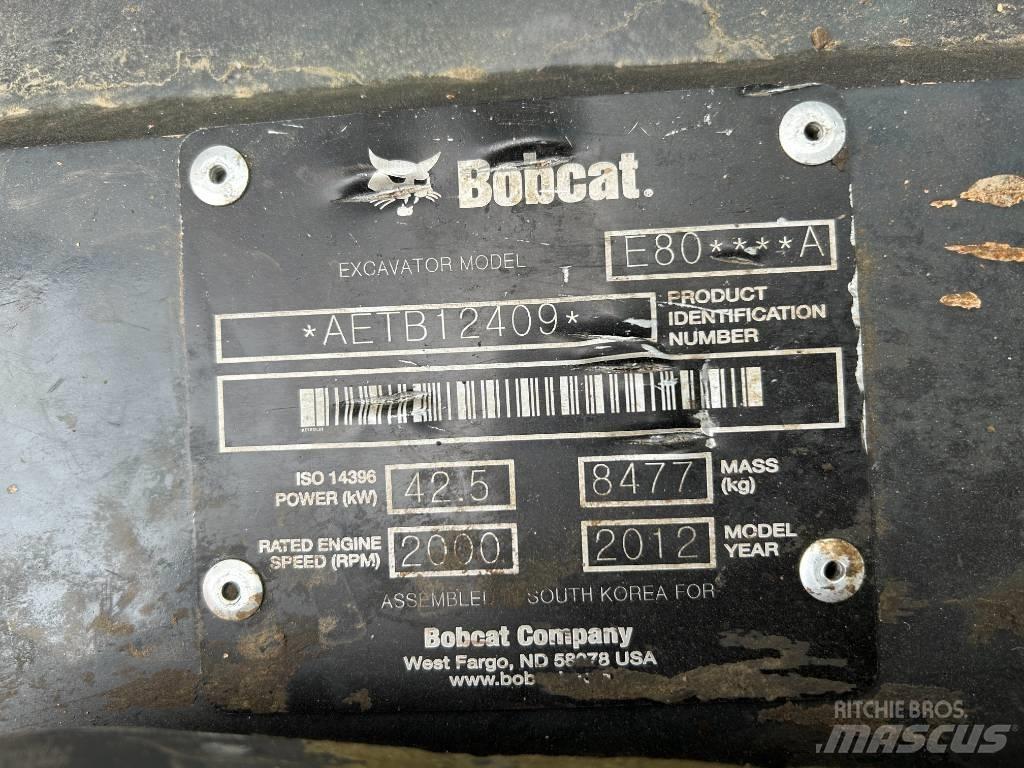 Bobcat E 80 Beltegraver