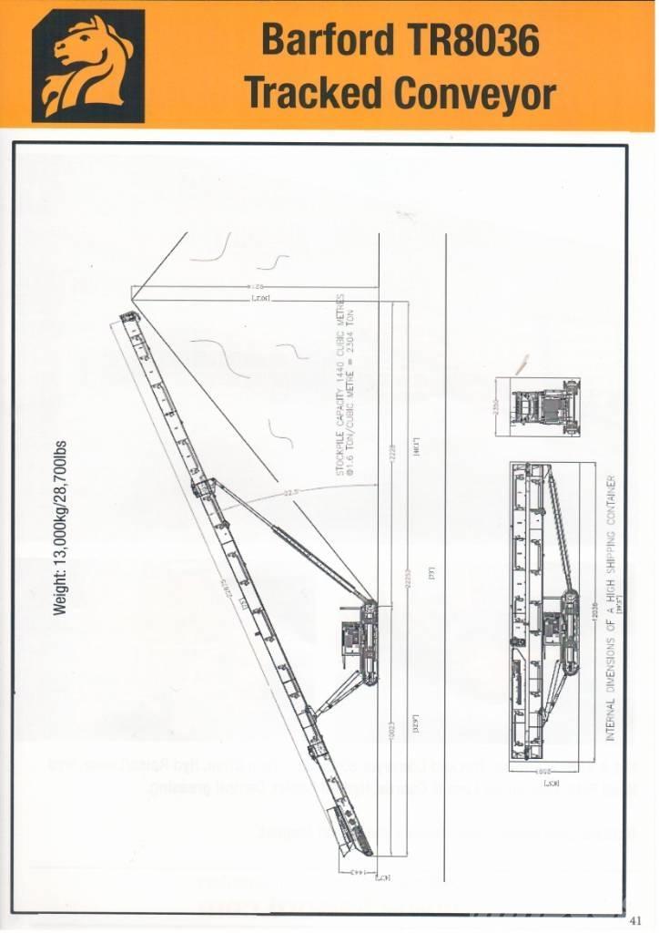 Barford TR8036 Transportbånd