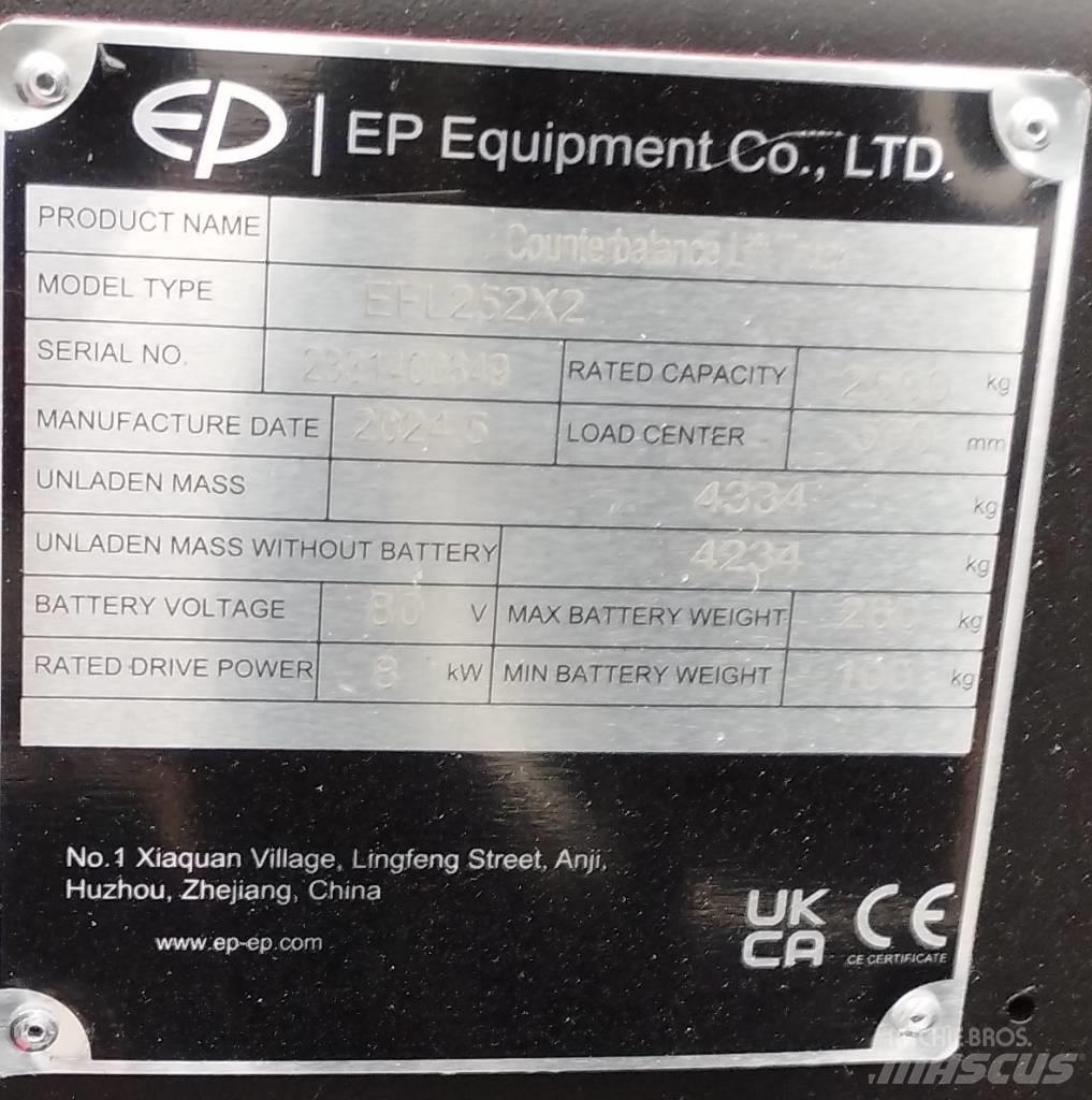 EP EFL 252 X LI-ON Elektriske trucker