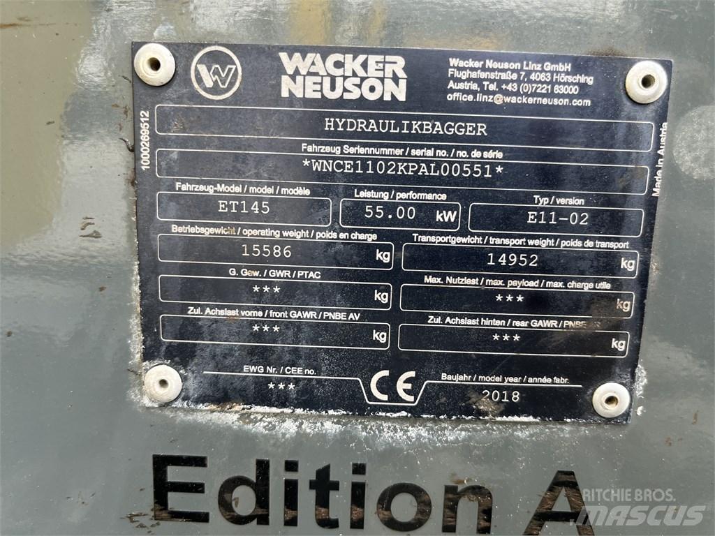Wacker Neuson ET 145 Beltegraver