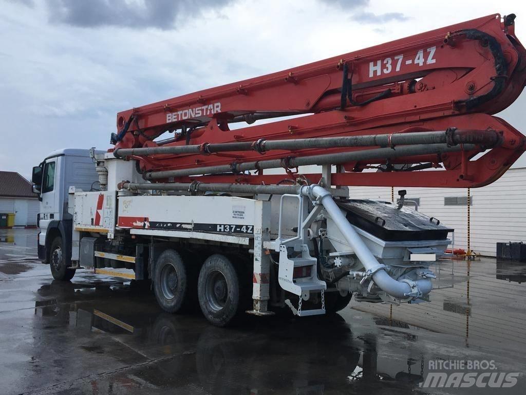 Betonstar 37M-4Z Betongpumpe biler