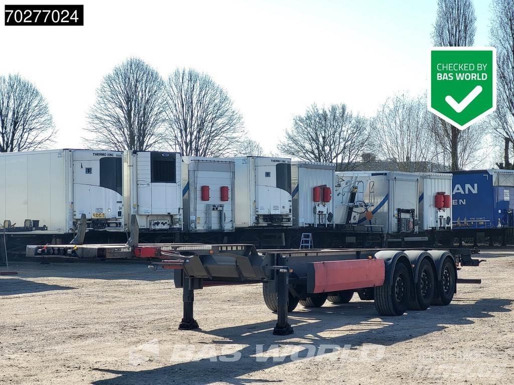 Van Hool 3 axles Containerchassis Semitrailere