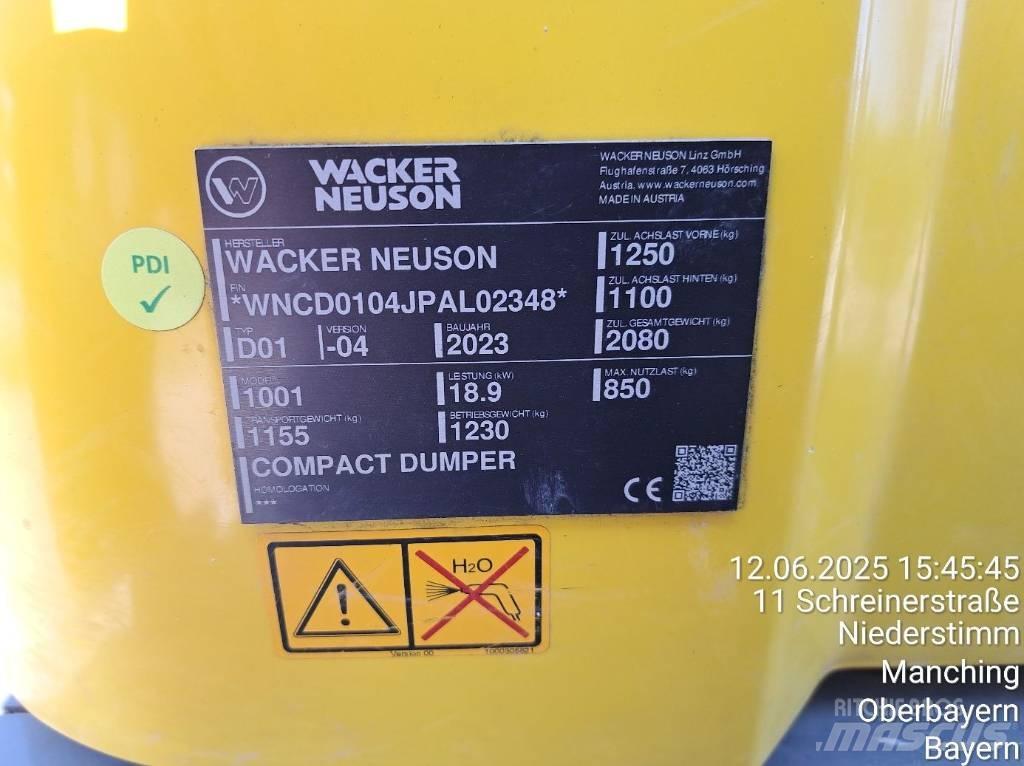 Wacker Neuson 1001 Mini dumpere