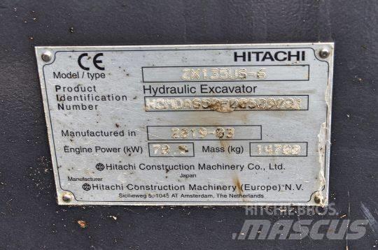 Hitachi ZX135 US-6 Beltegraver