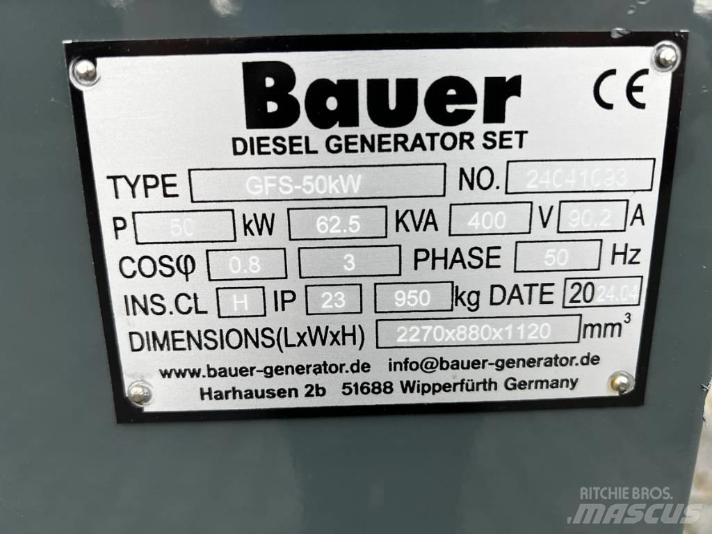 Bauer 69 KVA Diesel Generatorer