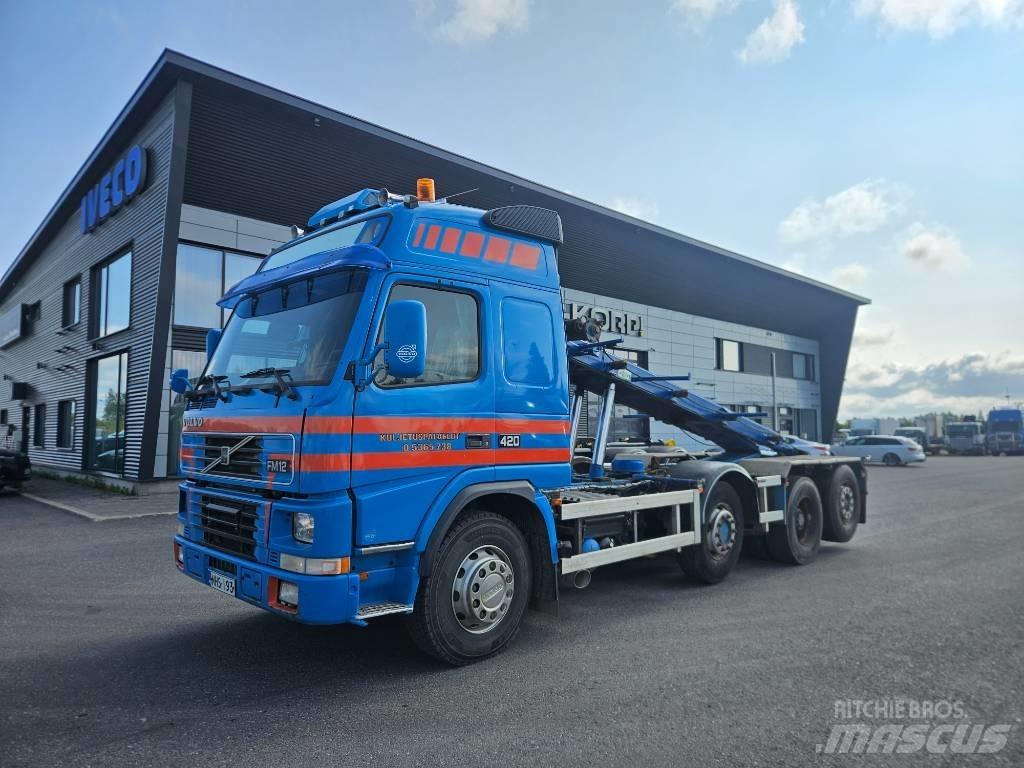 Volvo FM12 420 8x2 Kabelløft lastebiler