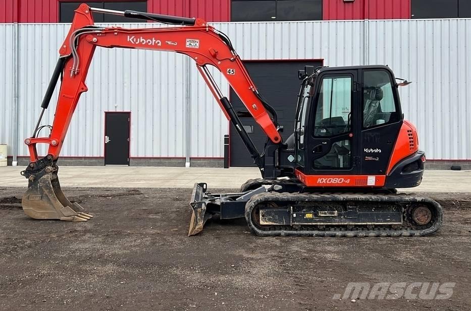 Kubota KX 080-4 Midigravere 7 - 12t