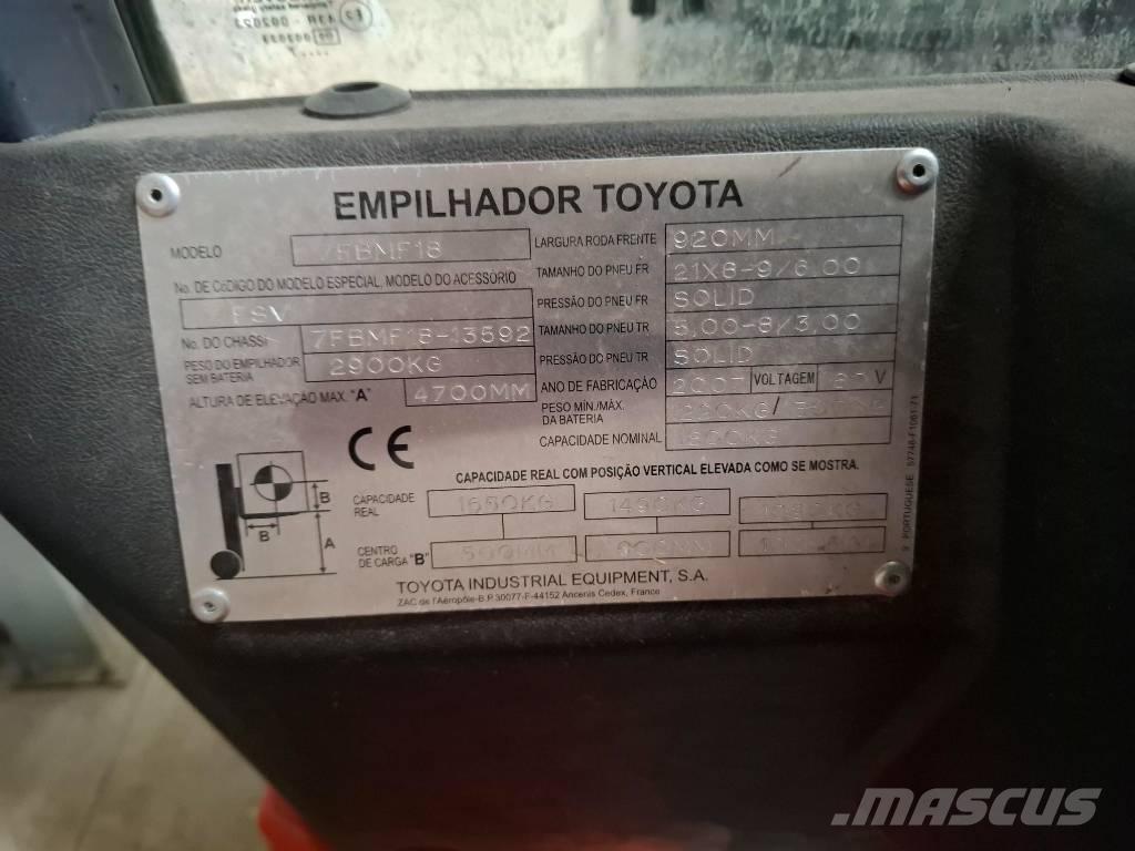 Toyota 75BMF18 Elektriske trucker