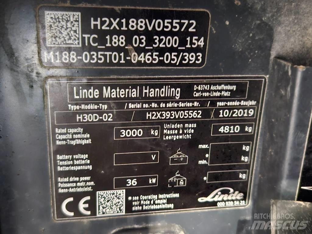 Linde H30D Diesel Trucker