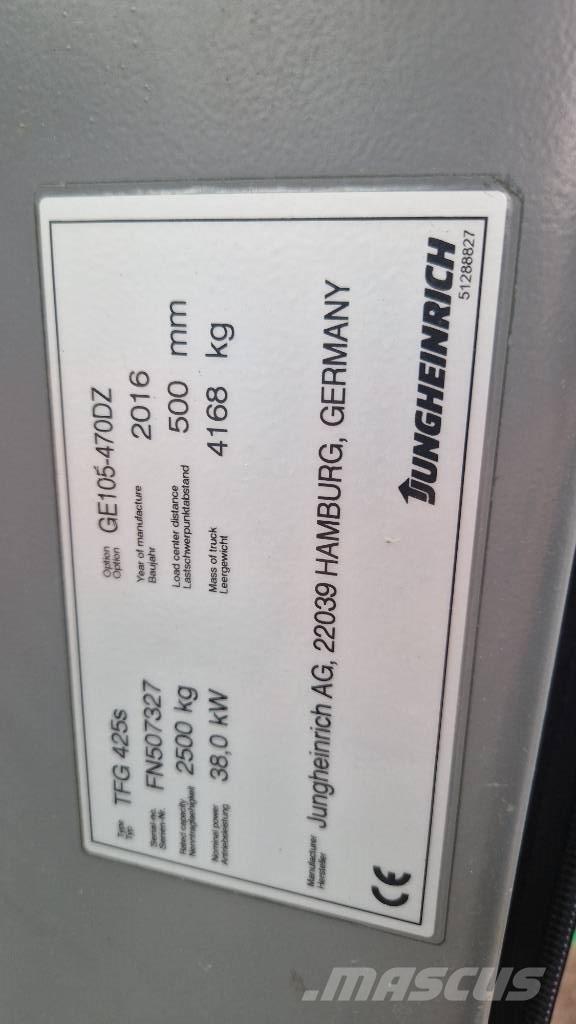  Juncheinrich TFG425s Propan trucker