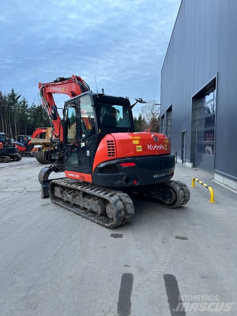 Kubota KX 080-4 Minigravere <7t