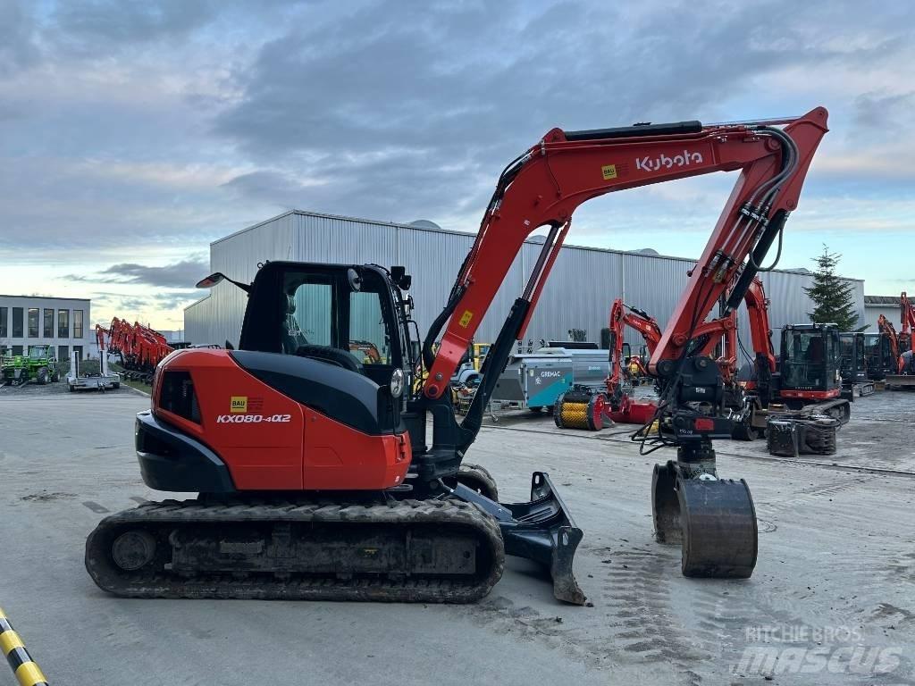 Kubota KX 080-4 Minigravere <7t