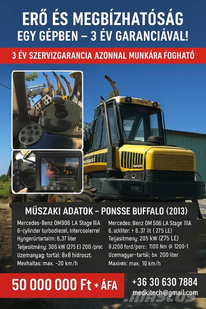 Ponsse Buffalo 8W Lassbærere