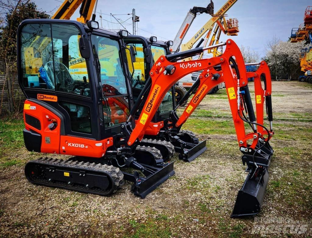 Kubota KX 018-4 Minigravere <7t
