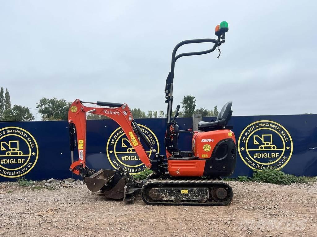 Kubota K008-3 Spesialtilpassede gravemaskiner