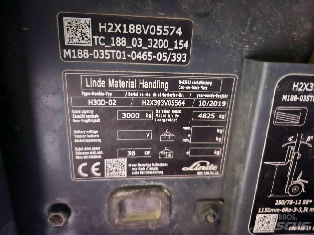 Linde H30D Diesel Trucker