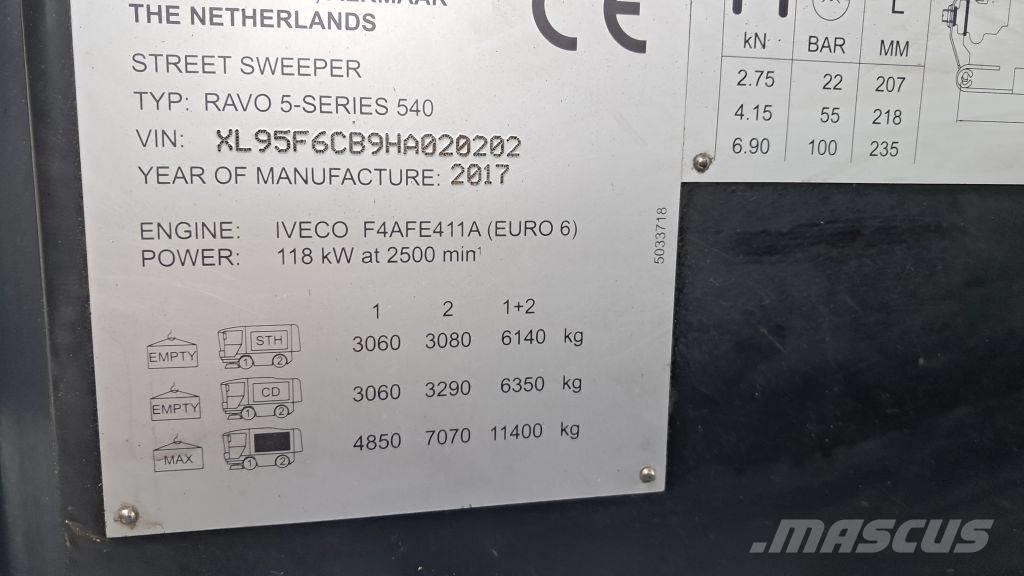 Ravo 540 CD Feiemaskiner