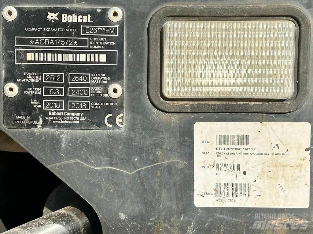 Bobcat E26 Minigravere <7t