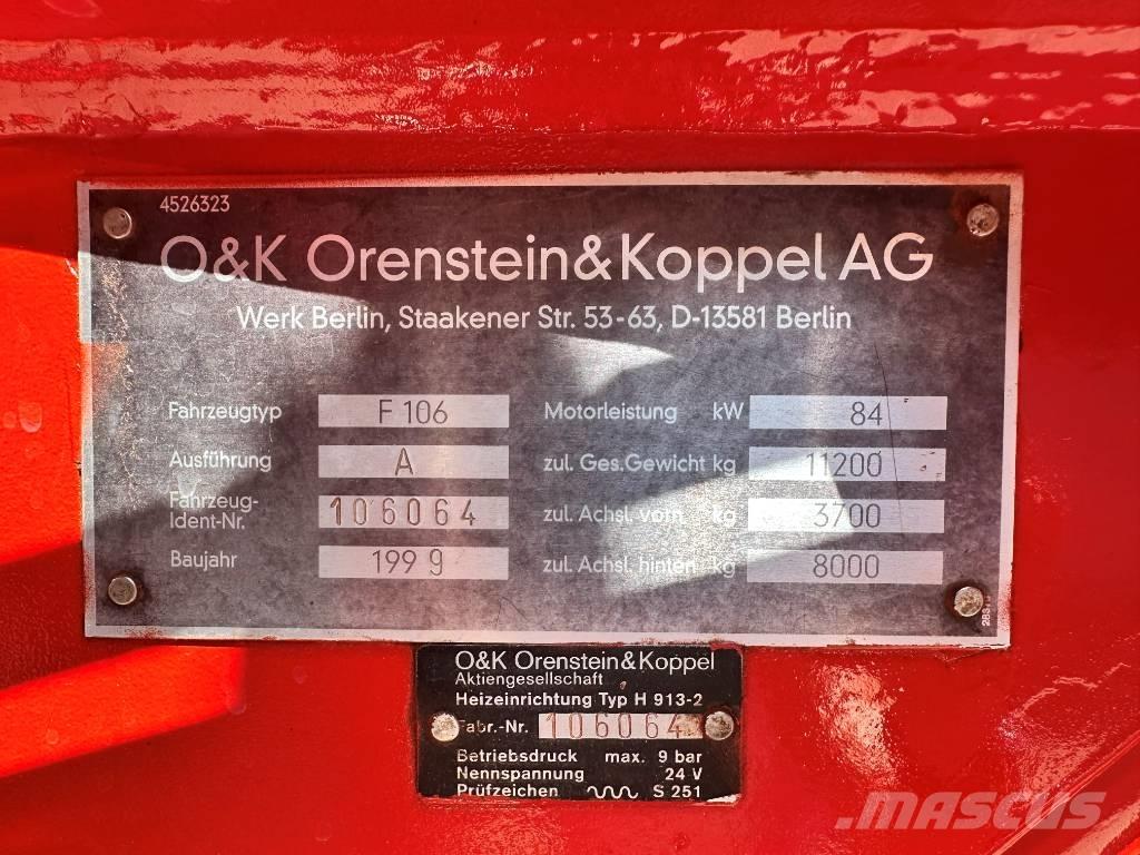 O&K F 106 A Veihøvler