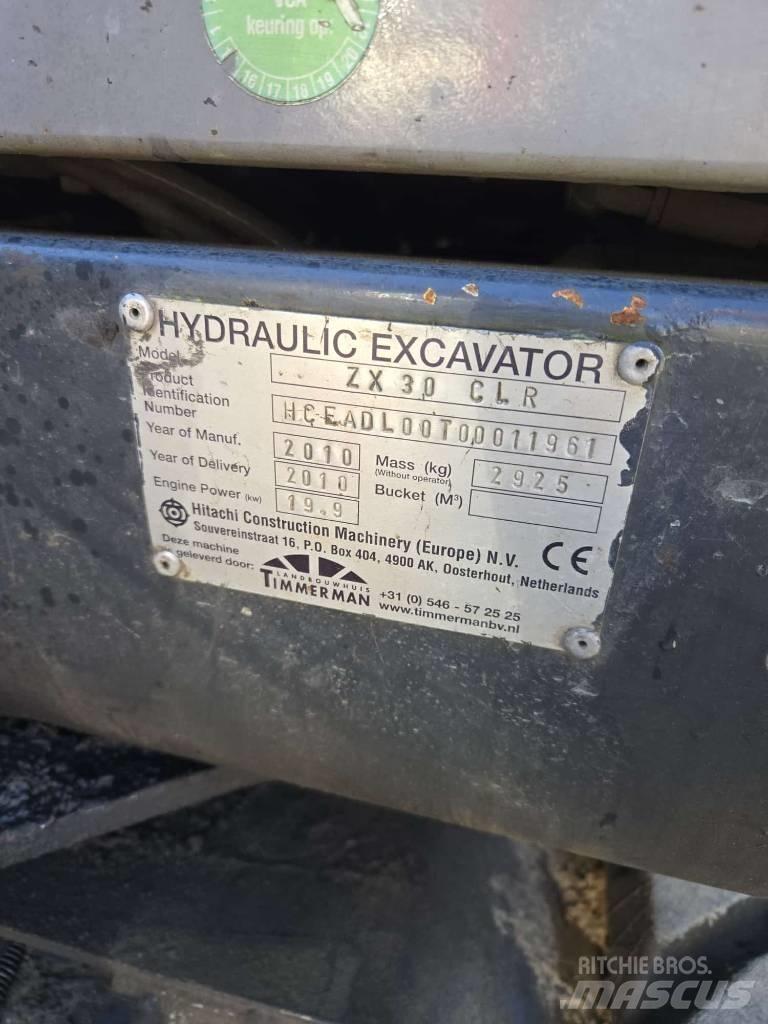 Hitachi ZX 30 Minigravere <7t