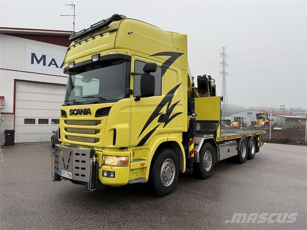 Scania R164G 8*4 Kranbil