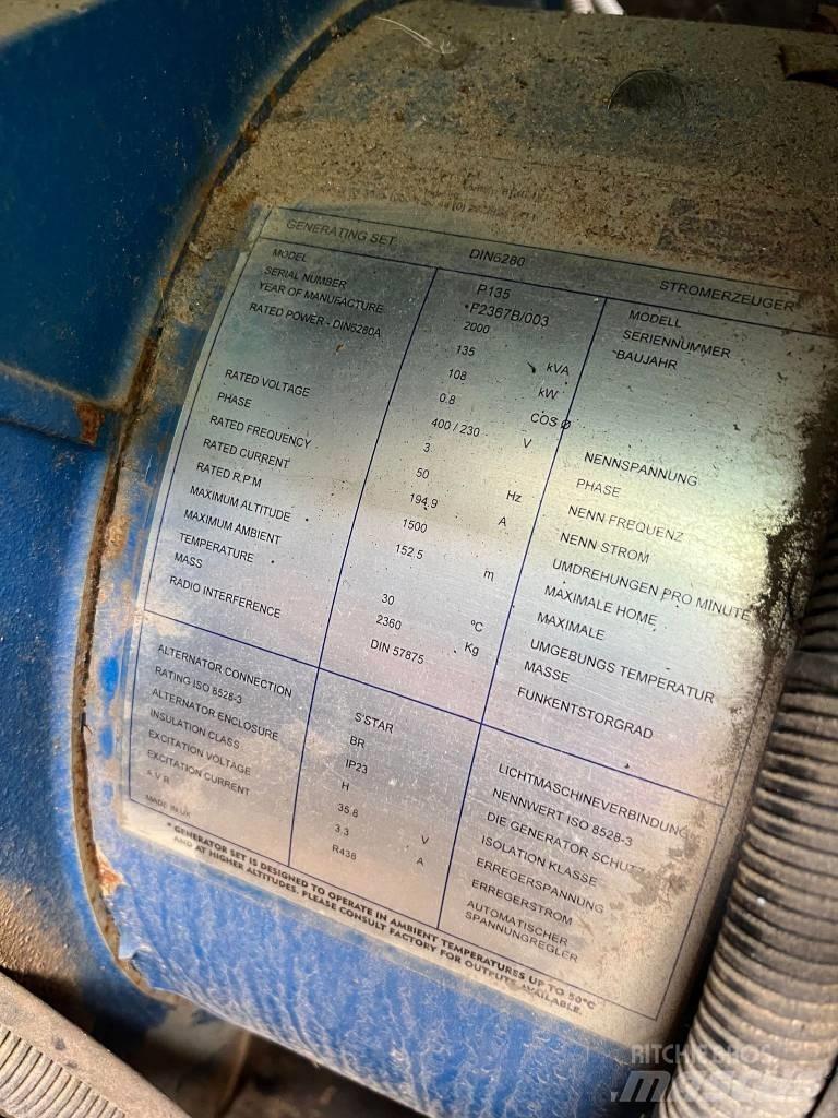 FG Wilson P 135 Diesel Generatorer