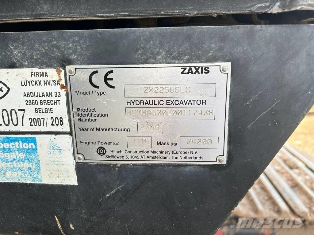 Hitachi ZX 225 Beltegraver
