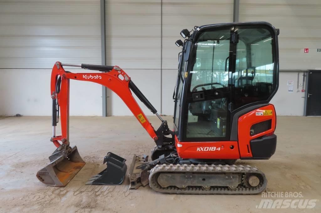 Kubota KX 018-4 Minigravere <7t