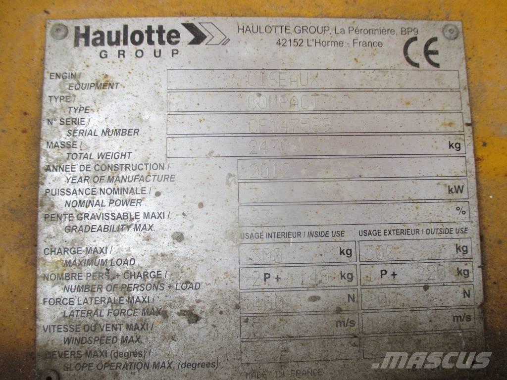 Haulotte Compact 12 Sakselifter