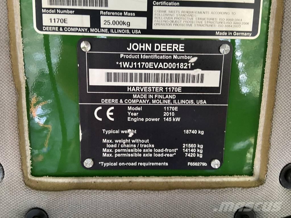 John Deere 1170 E Hogstmaskiner