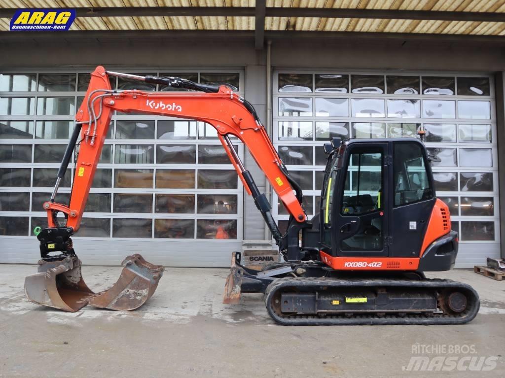 Kubota KX 080-4 Midigravere 7 - 12t