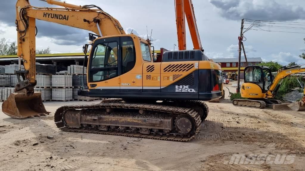 Hyundai 220 LC Beltegraver