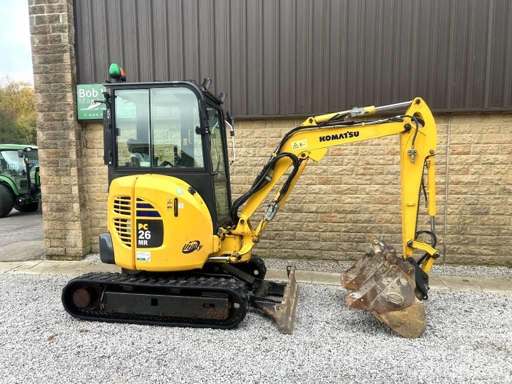 Komatsu PC26MR-3 Minigravere <7t