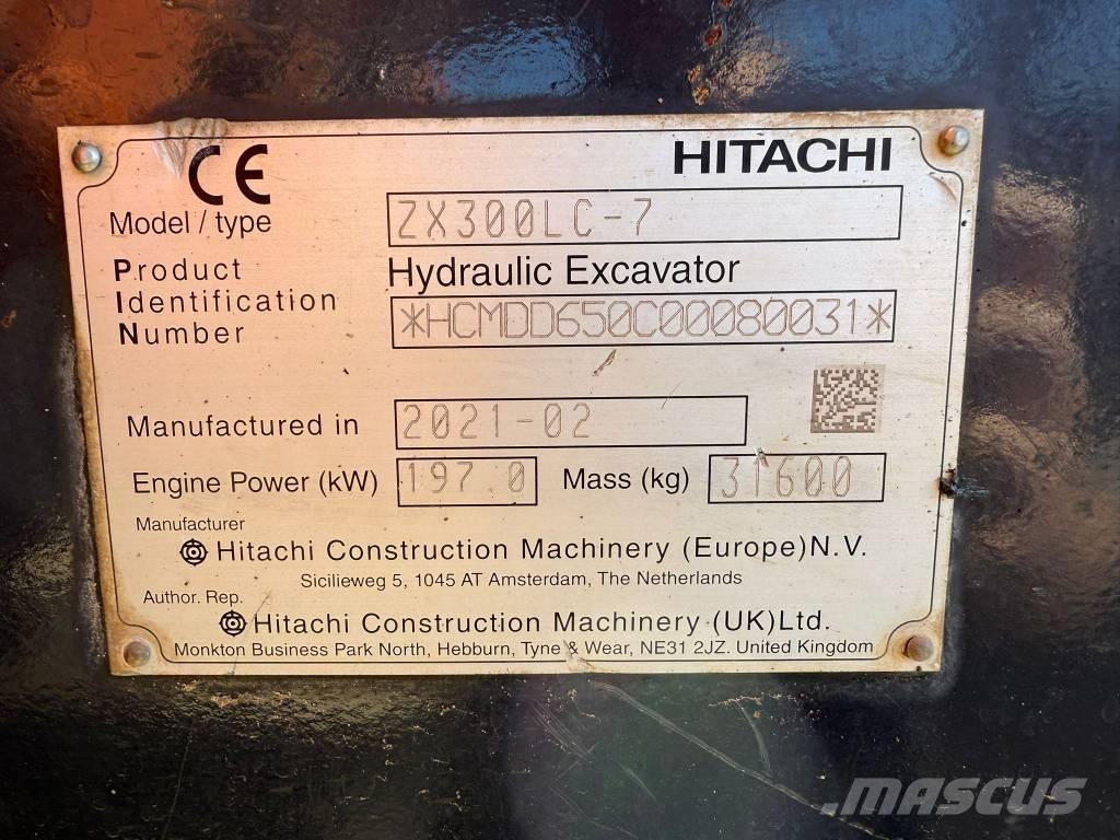 Hitachi ZX 300 LC-7 Beltegraver