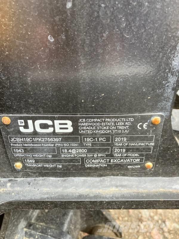 JCB 19 C-1 Minigravere <7t