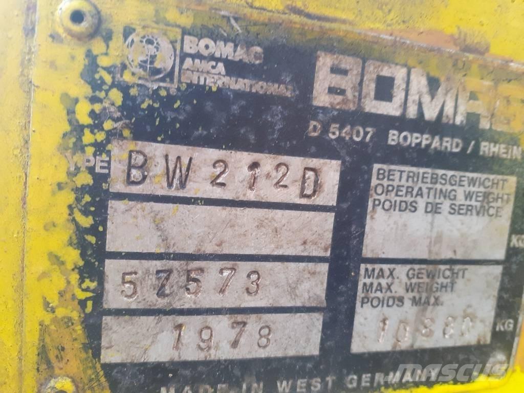 Bomag BW 212 D Hjullaster til komprimering