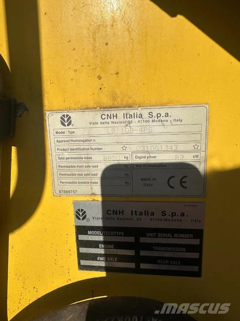 New Holland LB 110 B Lys - Elektronikk