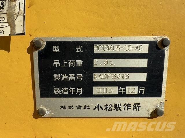 Komatsu PC 138 US-10 Beltegraver