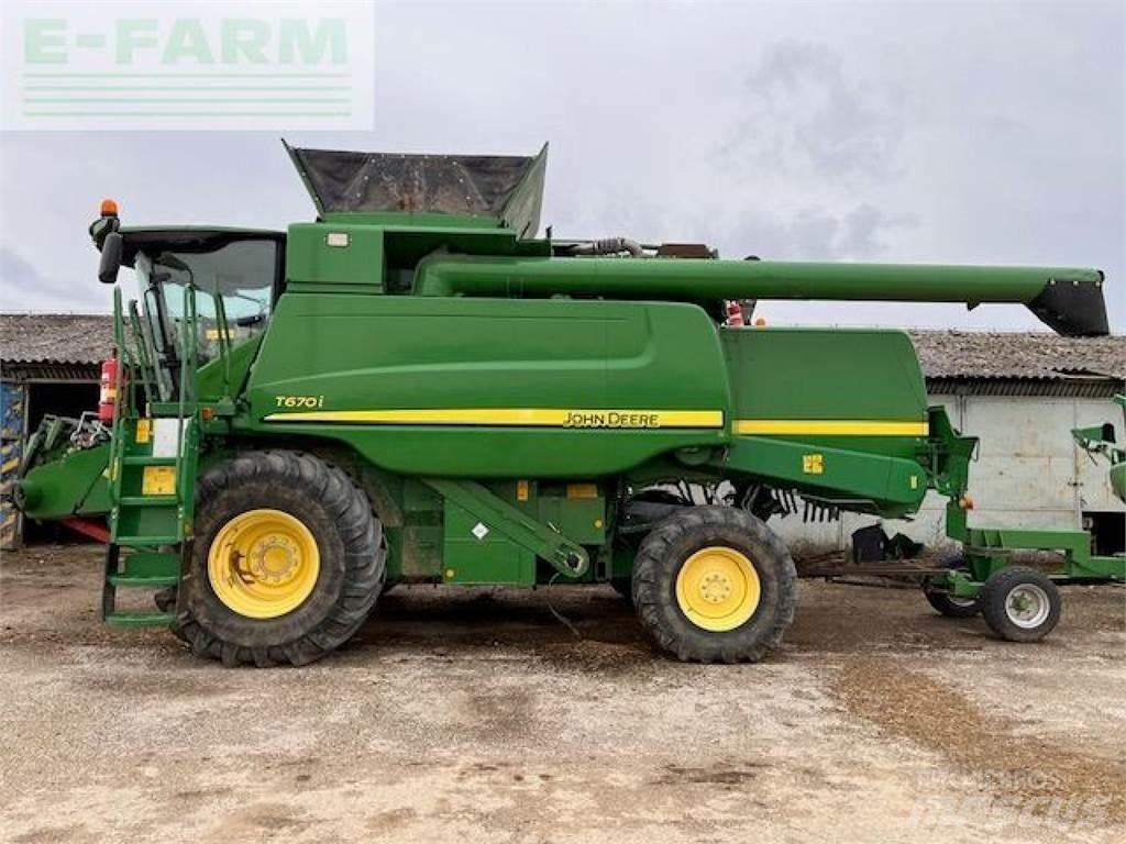 John Deere T670 Skurtreskere