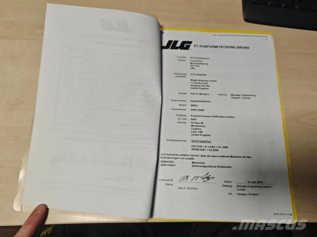 JLG 660 SJ Teleskop bomlifter