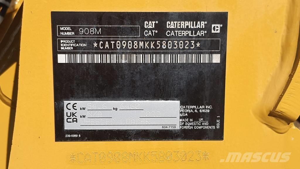 CAT 908M  Cat 908 Hjullastere