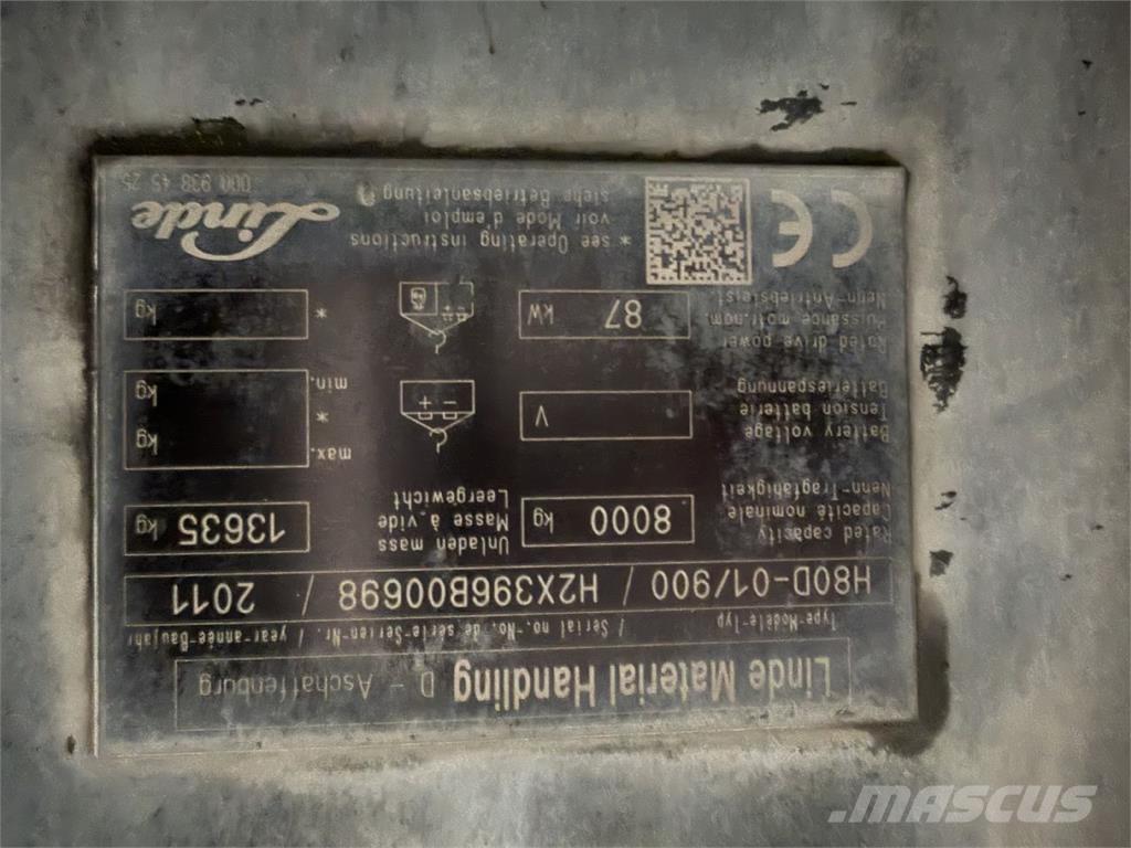 Linde H80D-01/900 Diesel Trucker