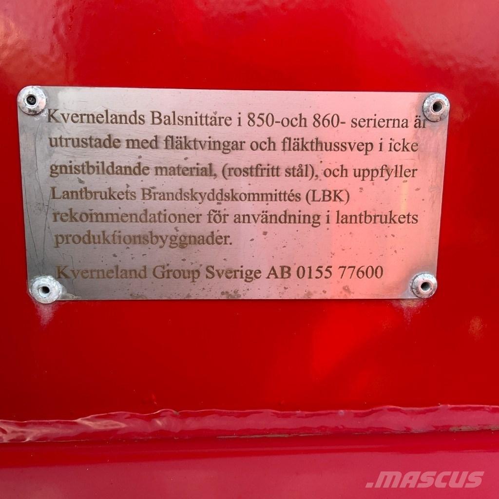 Kverneland 852 Rundballerivere, -kuttere og -utpakkere