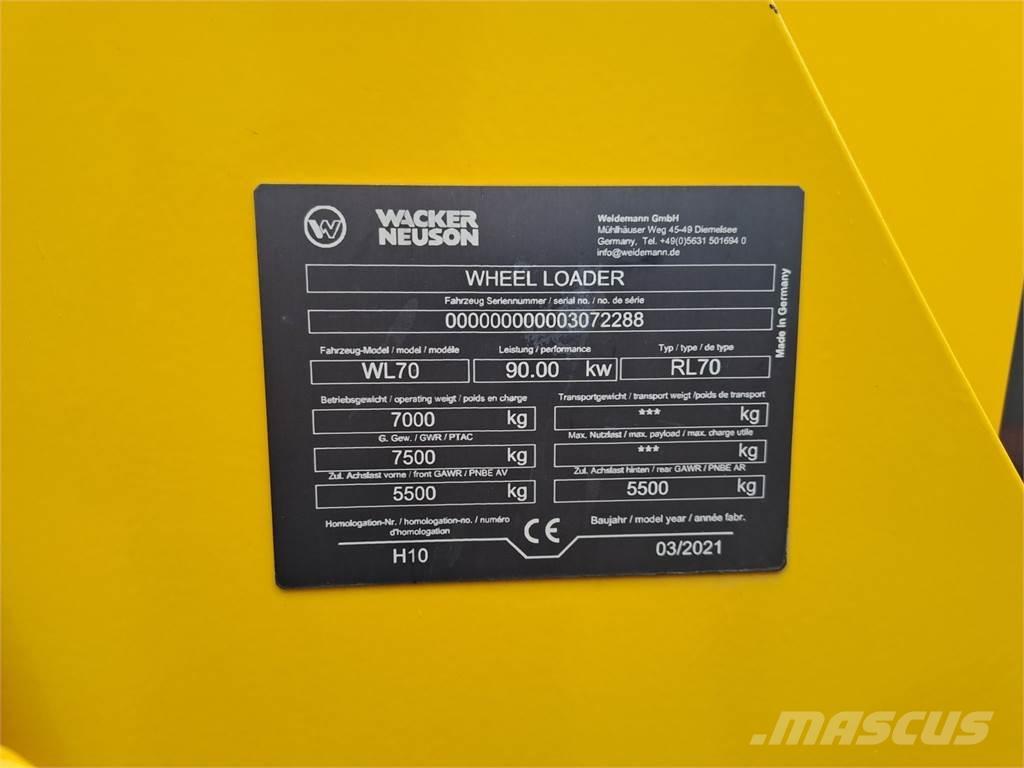 Wacker Neuson WL70 Hjullastere