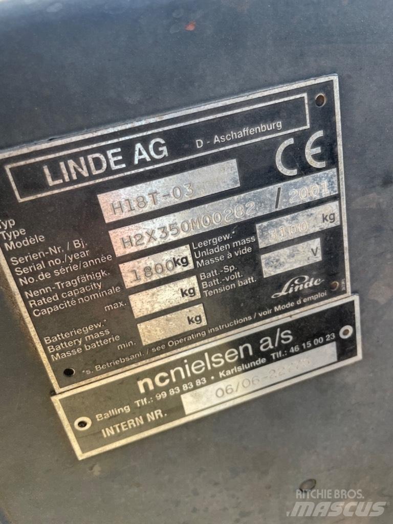 Linde H 18 T Propan trucker