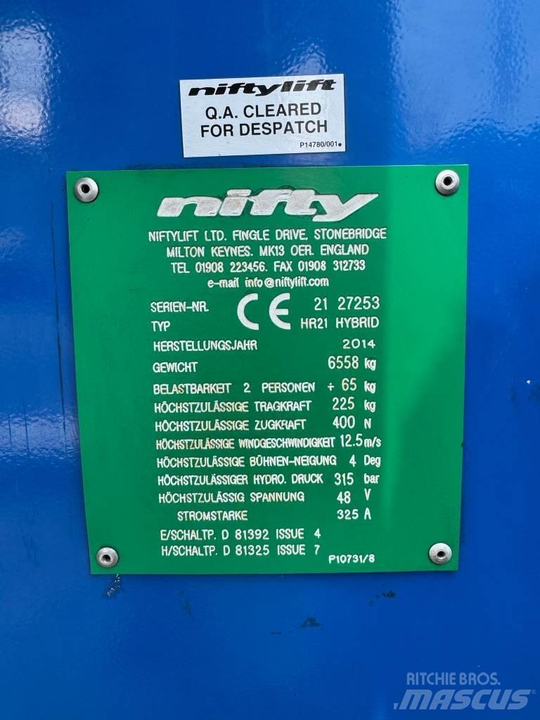 Niftylift HR 21 D E Leddede bomlifter