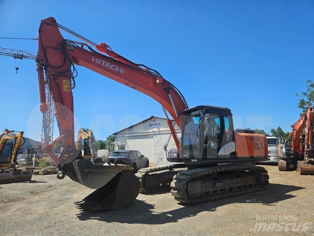 Hitachi ZX 210 LC Beltegraver