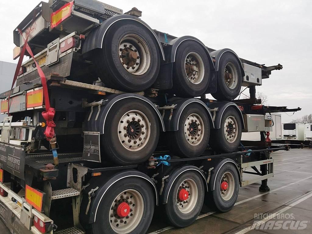 Van Hool 3B2015 Containerchassis Semitrailere