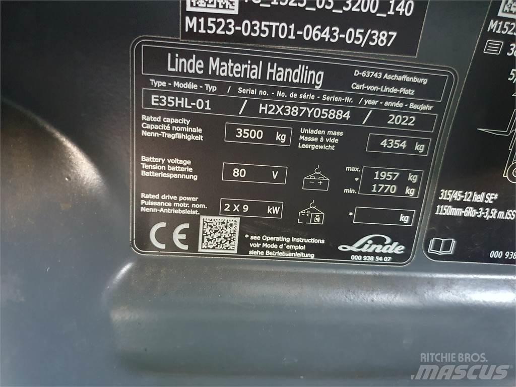 Linde E35HL Elektriske trucker