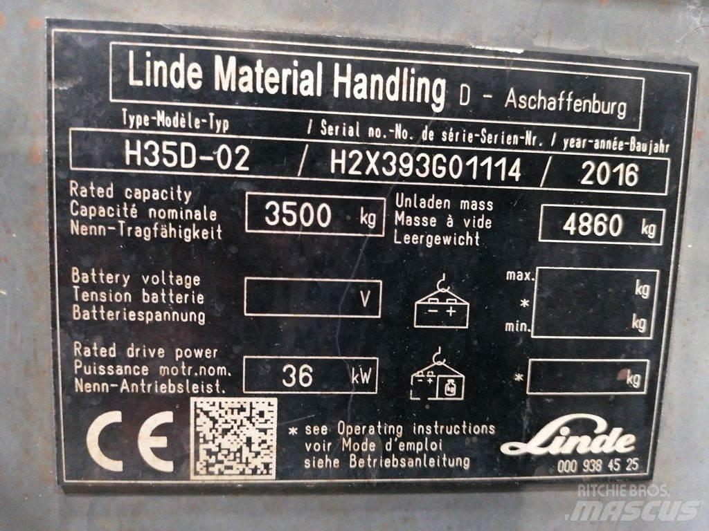 Linde H35D-02 Diesel Trucker